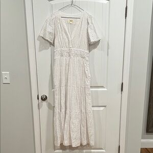 White Anthropologie Dress